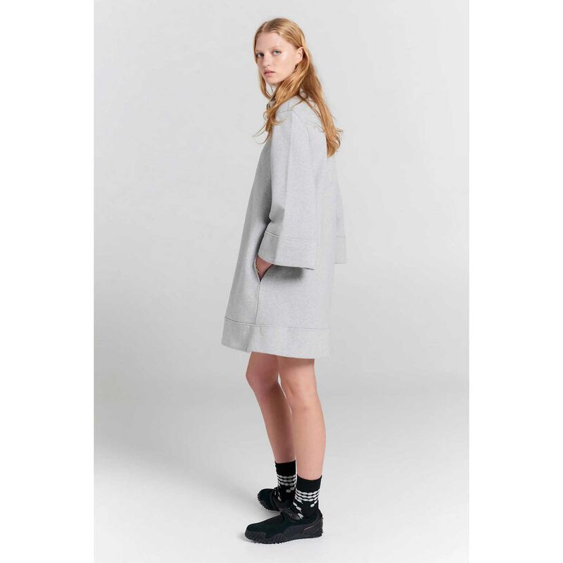 Karen Walker Zip Front Sweatshirt Dress image number 5